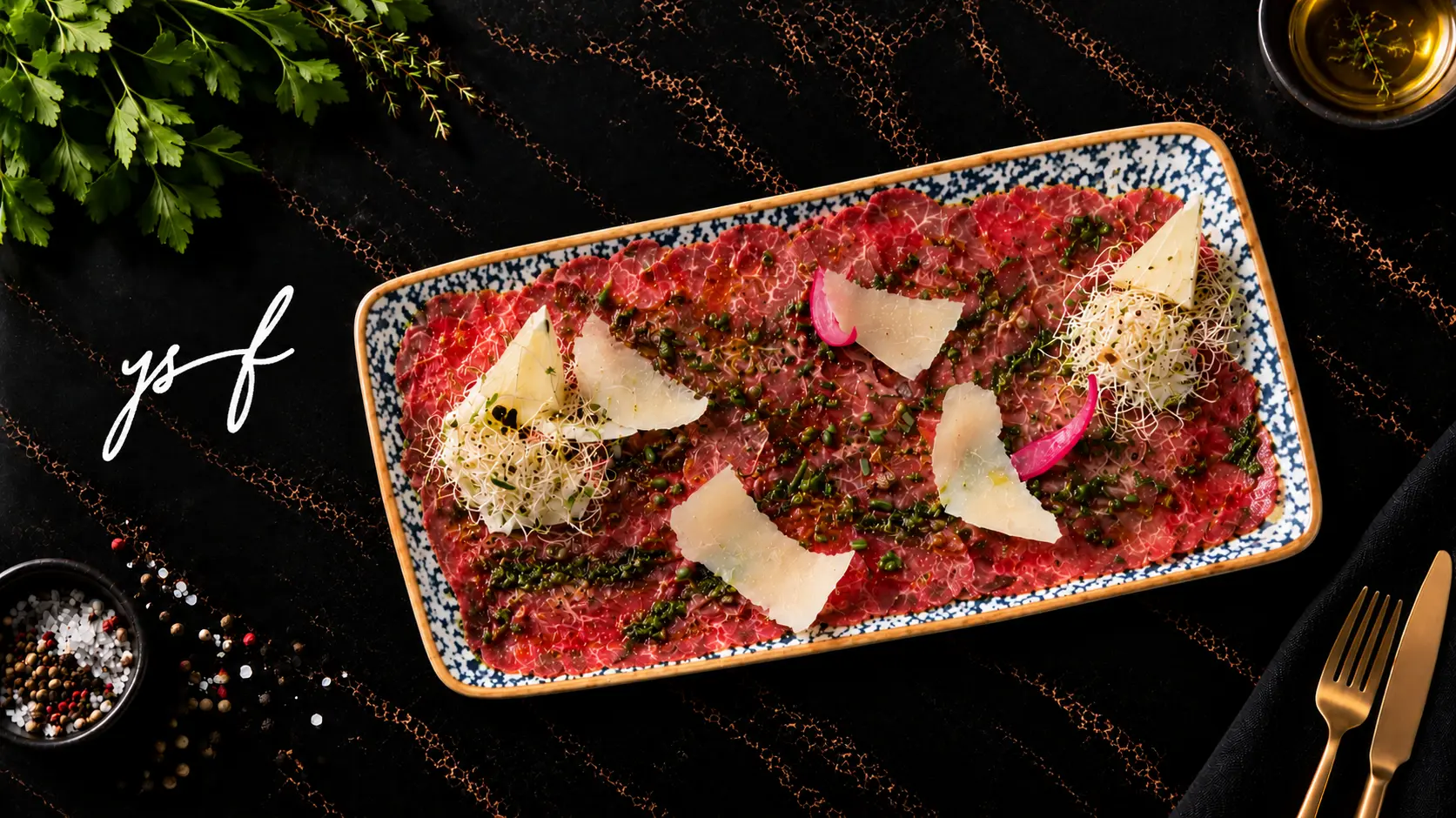 Carpaccio gourmand